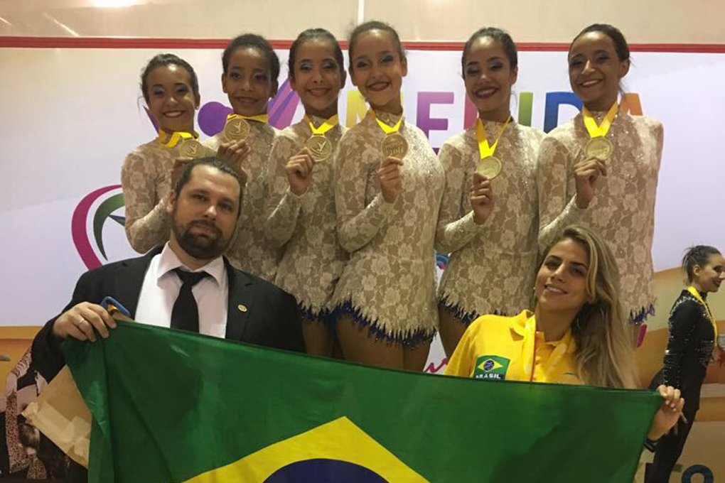 Equipe santista é campeã pan-americana de ginástica estética
