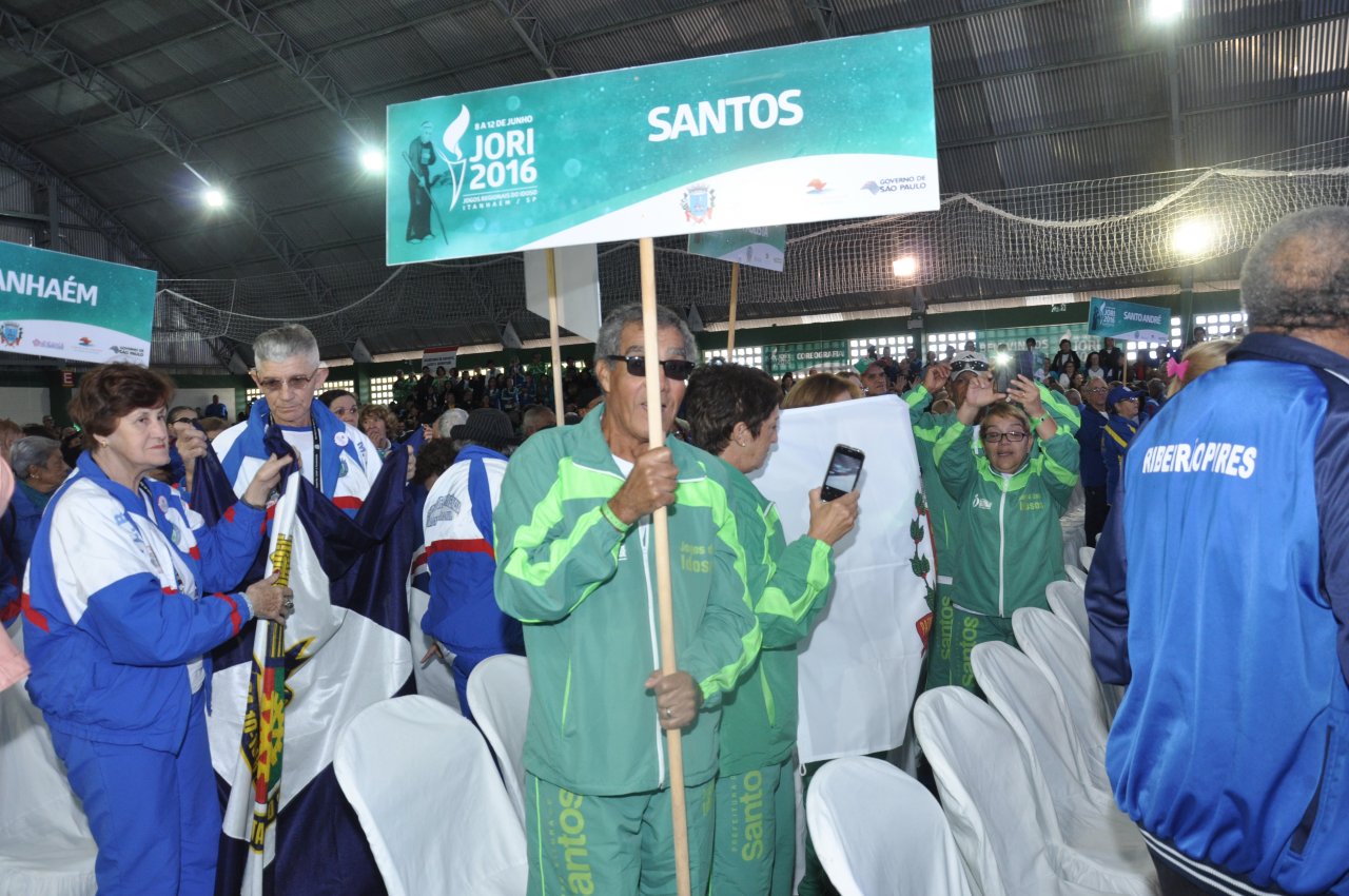 Coreografia santista fica em 2º lugar nos Jogos Regionais do Idoso