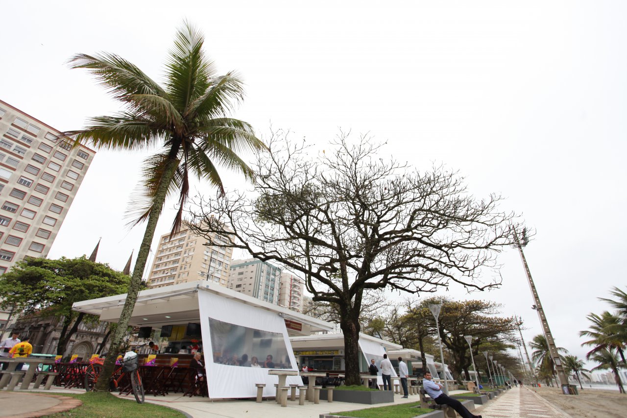 Novas instalações encantam quiosqueiros e frequentadores