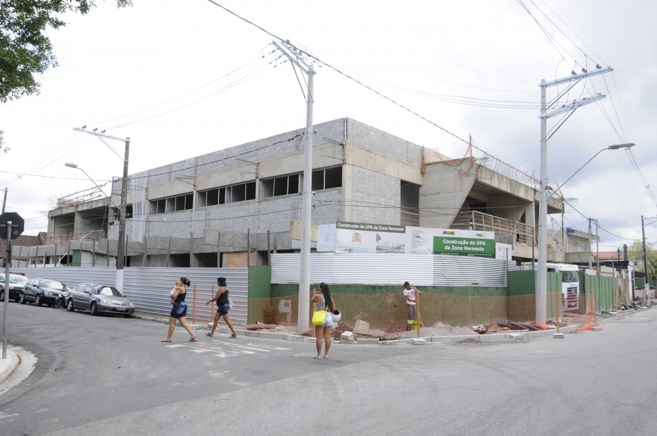 UPA da Zona Noroeste tem parte estrutural e alvenaria prontas