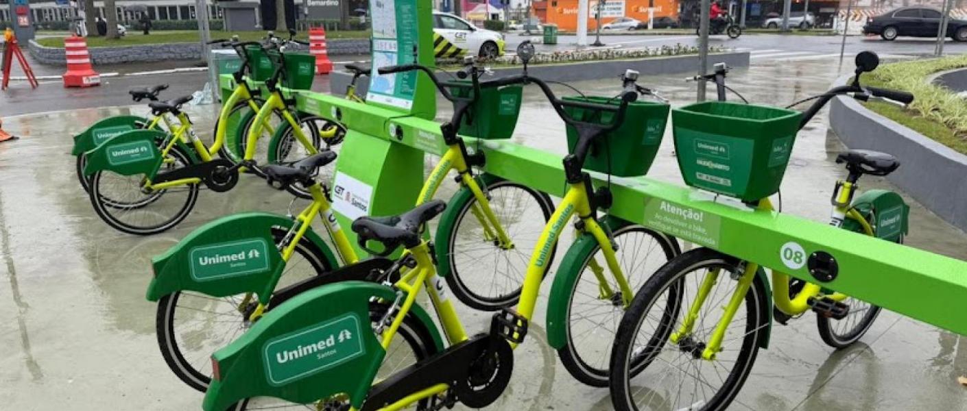Estações do Bike Santos são revitalizadas e frota de bicicletas renovada