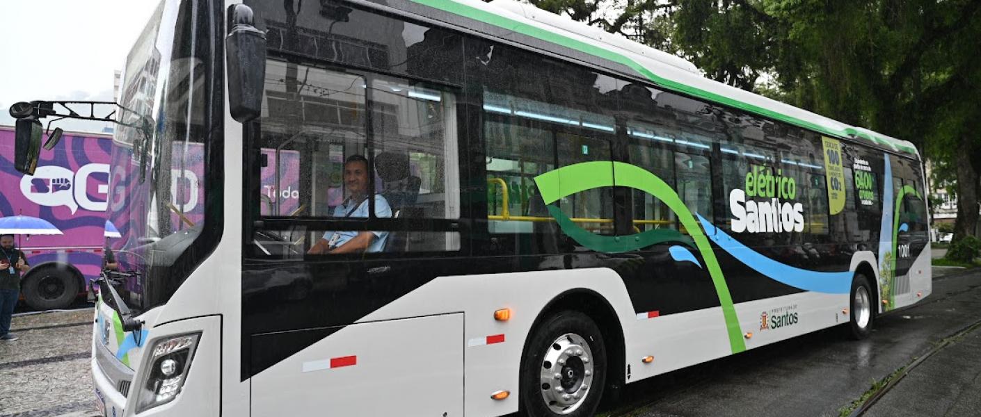 Transporte coletivo já conta com outro ônibus 100% elétrico