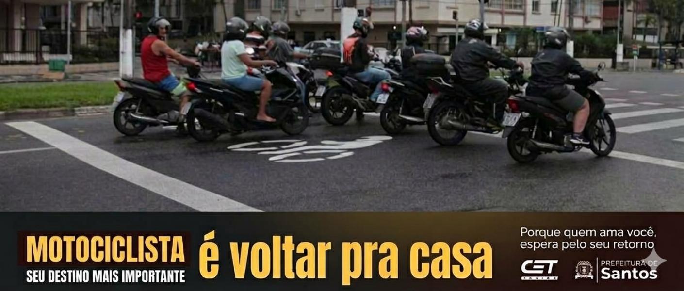 Campanha alerta para a segurança de motociclistas na Semana Nacional do Trânsito