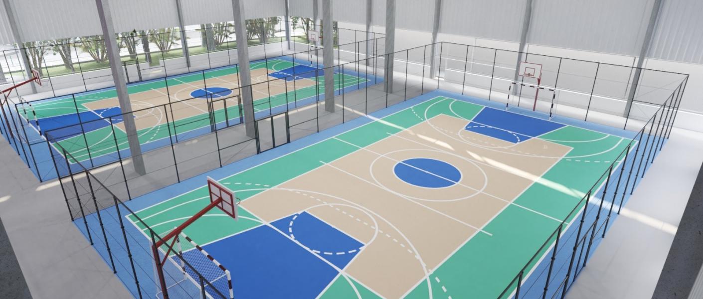 projeto da futura quadra #paratodosverem