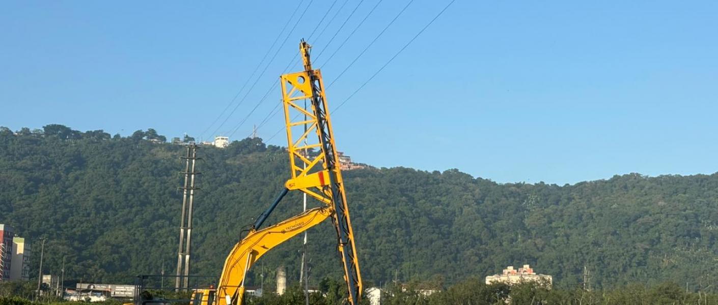 Começa nova fase da obra de estação elevatória que vai ampliar proteção contra alagamentos  