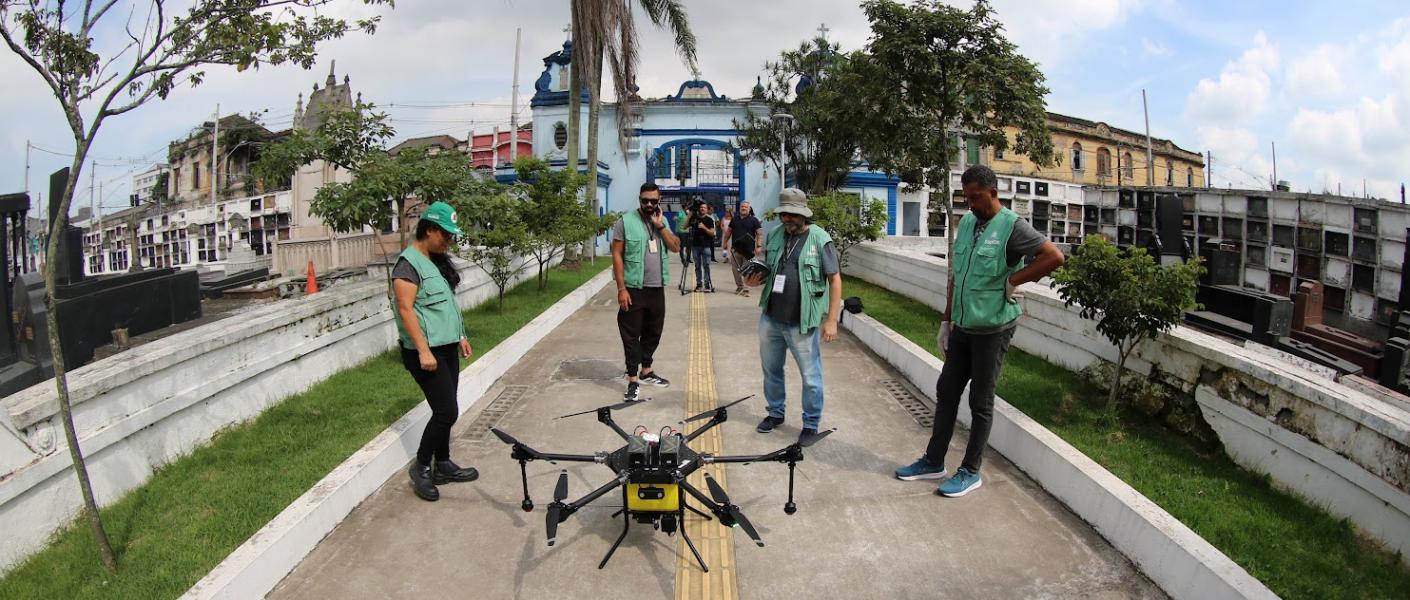 Drone mais moderno começa a reforçar o combate ao Aedes 