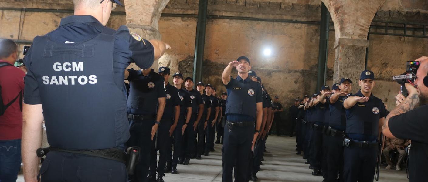 Mais 36 guardas municipais estão prontos para reforçar a segurança de Santos