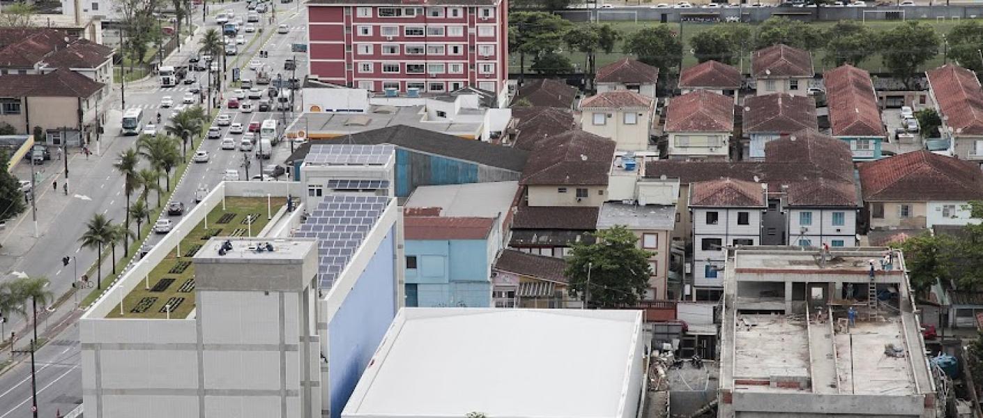 vista área de casas e edificações em geral. #paratodosverem 