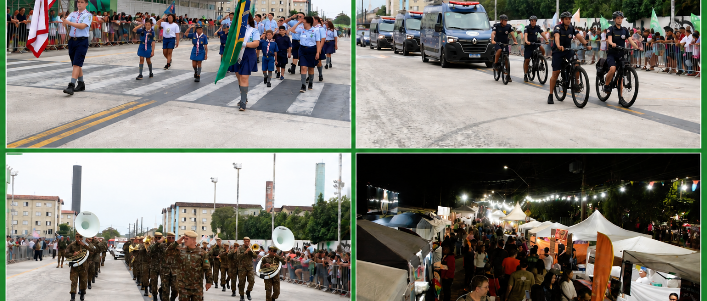 Desfile cívico-militar, festival gastronômico e atrações para crianças marcam 50 anos da Zona Noroeste 