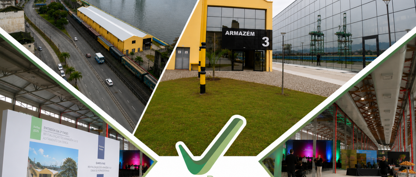 Armazém 3 renasce revitalizado e impulsiona nova fase do Parque Valongo