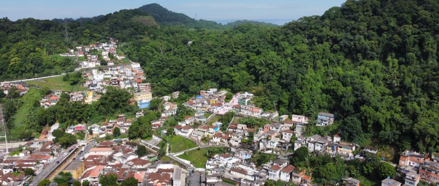 Vista aérea do Morro do Marapé. #pratodosverem