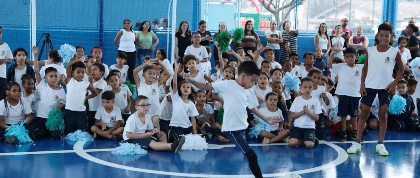 Parceria garante nova quadra para escola da Zona Noroeste