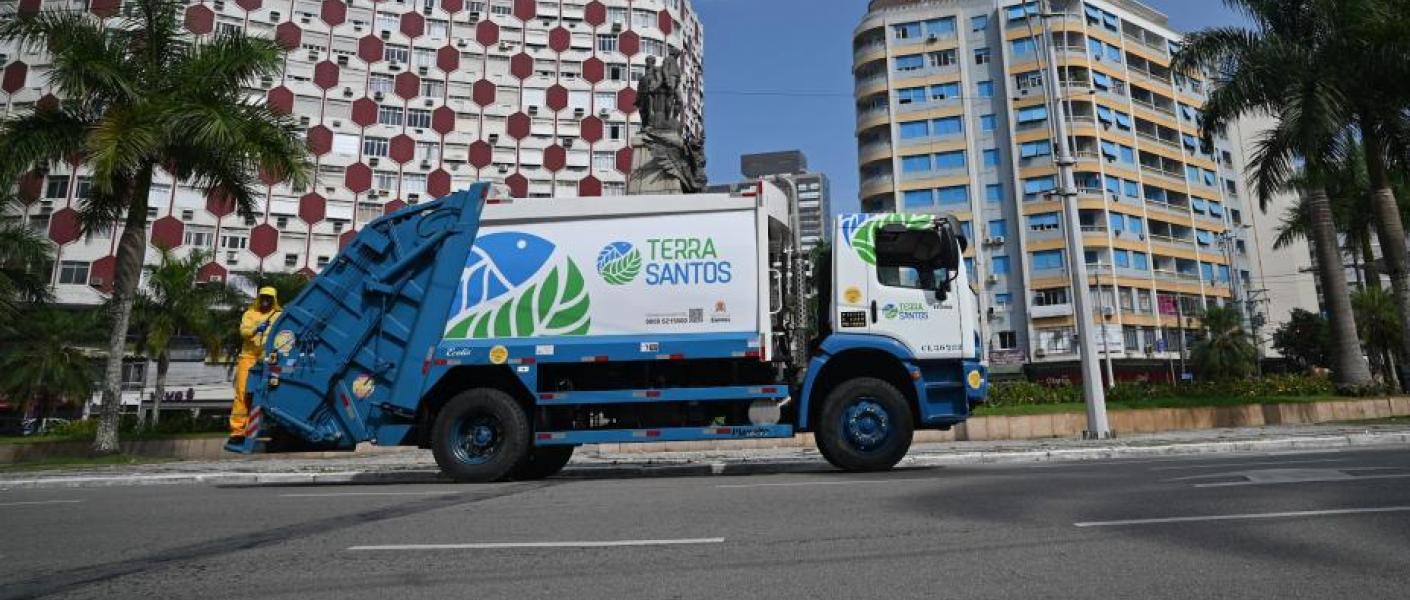 Santos busca maior eficiência ambiental com início de nova fase na limpeza urbana e gestão de resíduos