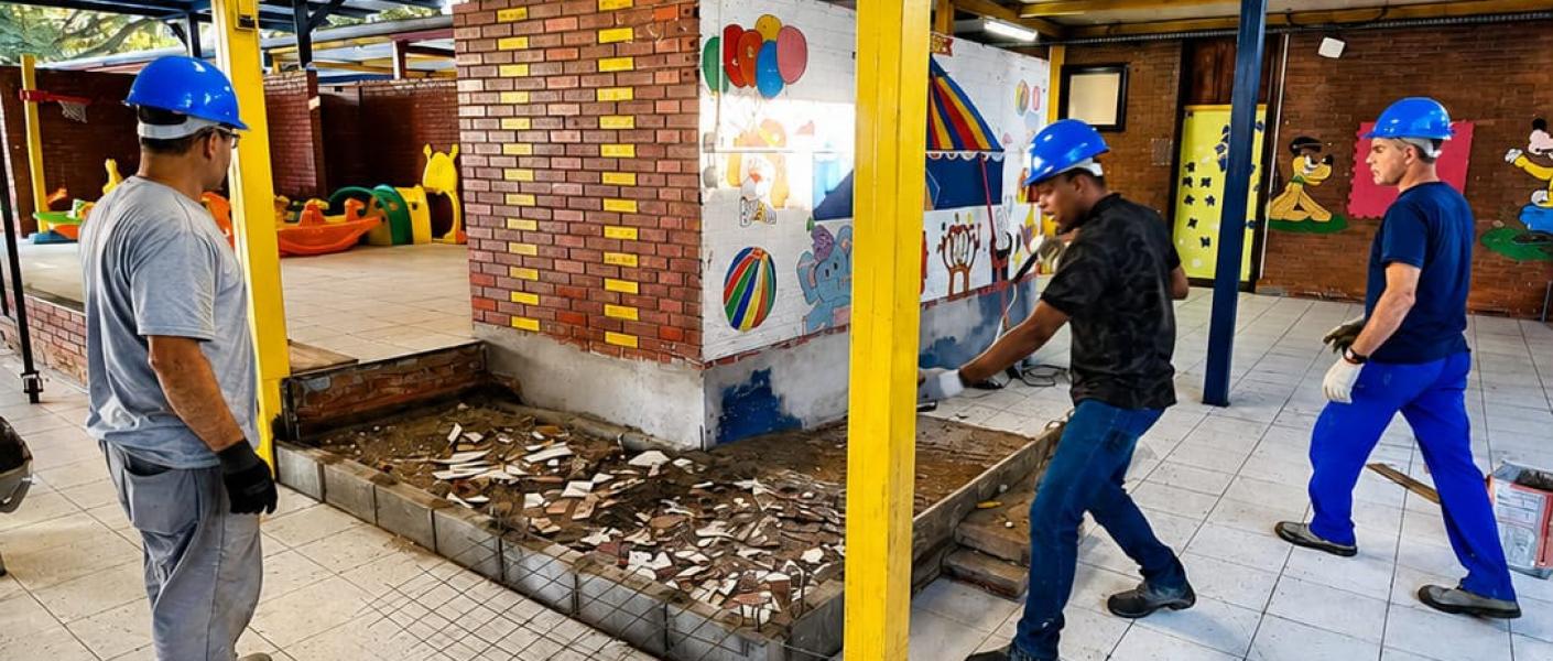 Escola municipal passa por modernização para ampliar acessibilidade e segurança