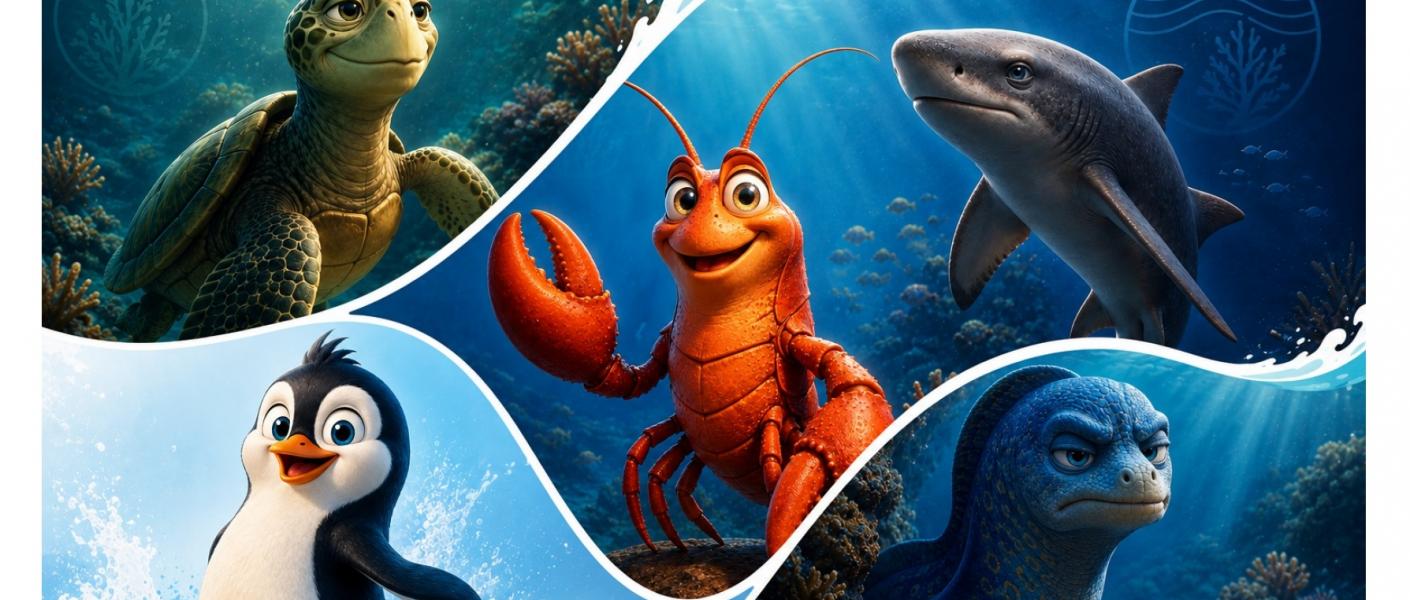 Santistas vão escolher nomes de novos personagens do Aquário