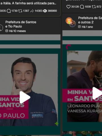 Rede social da Prefeitura de Santos é finalista em premiação nacional