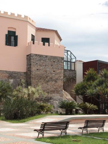 vista geral do outeiro de santa catarina, sede da fams. #paratodosverem