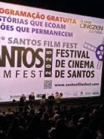 Tela do Santos Film Fest. #Paratodosverem