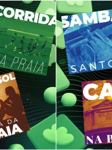 Santos lança 15 playlists com músicas para curtir o dia a dia na Cidade