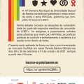 CONVITE CMDS - 10 Semana Municipal de Diversidade Sexual de Santos - Evento Virtual