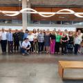 grupo de conselheiros posa para foto. #paratodosverem