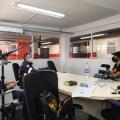 equipes gravam depoimento em sala #paratodosverem