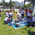 Mutirão retira lixo e conscientiza sobre limpeza das praias