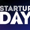 arte onde se lê Start up day 
