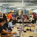 pessoas jogando game #paratodosverem