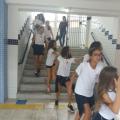 Simulado treina professores e alunos para evacuação na escola Florestan Fernandes