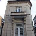 Fachada do prédio histórico da Associação Comercial de Santos. #paratodosverem
