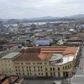 Vista aérea geral da região central, com foco no Centro e Paquetá. #Pracegover