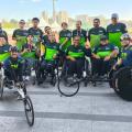 Equipe de atletismo paralímpico no Paresp. #Paratodosverem