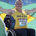 Em Marrocos, santista Beth Gomes quebra recorde mundial no arremesso de peso