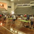 Torneio de futebol de mesa agita a Arena Santos