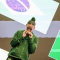 Brenda beija a medalha de ouro no Pan. #Paratodosverem