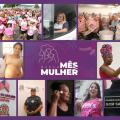 Mural homenageando as mulheres. #Paratodosverem