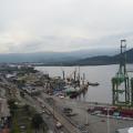 vista aérea do porto de santos. #paratodosverem