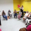 Encontro com mulheres sobre empreendedorismo. #Paratodosverem