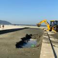 Desassoreamento de canal na orla de Santos vai retirar 120 toneladas de areia