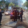 Câmeras da Prefeitura flagram e ajudam a deter dupla por furto na orla de Santos