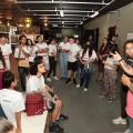 Bate-papo e visita a museu encerram ano de alunos em projeto santista da Educomunicação