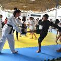 Campeão na Escola com taekwondo. #Paratodosverem