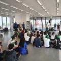 Encontro de grêmios estudantis. #Paratodosverem