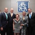 Paulo Alexandre Barbosa, João Paulo Papa, Telma de Souza, Beto Mansur e Rogério Santos. #paratodosverem
