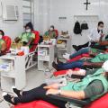 Agentes da rede de saúde de Santos se unem para doação de sangue em hemonúcleo da Santa Casa