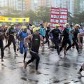 Terceira etapa do Troféu Brasil de Triathlon será no domingo na orla de Santos; veja as alterações no trânsito
