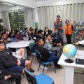 Estudantes de escola de morro de Santos debatem sobre prevenção a desastres naturais