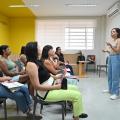 mulheres durante curso #paratodosverem 