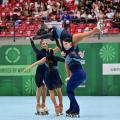Quarteto medalhista no Mundial. #Paratodosverem